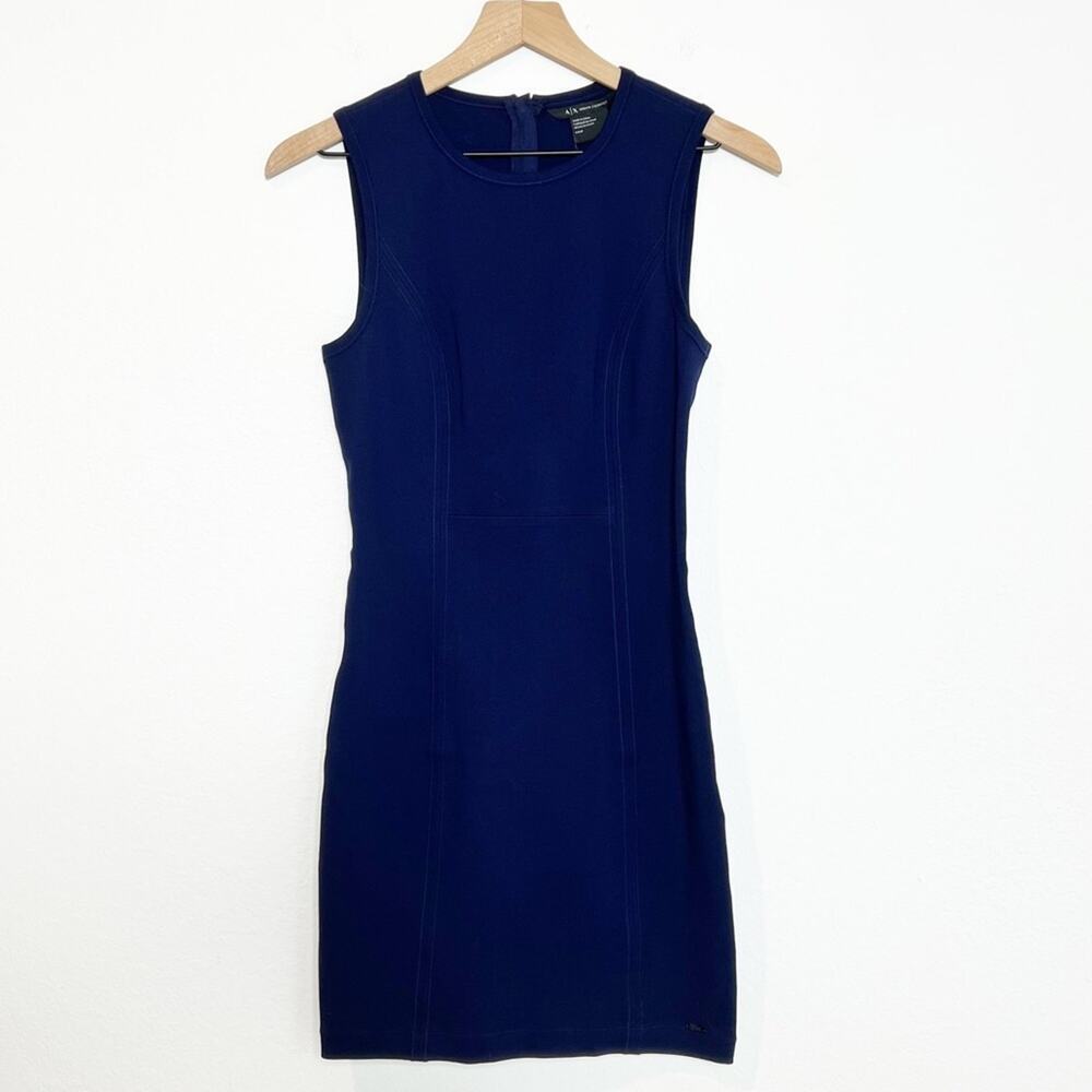 ARMANI EXCHANGE BLUE SLEEVELESS WOMEN MINI DRESS BRAND NEW SIZE SMALL